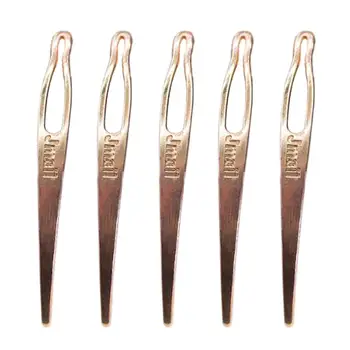 3X Гладкие переплетающиеся крючки для вязания крючком, аксессуары для ремонта, инструменты золотистого цвета