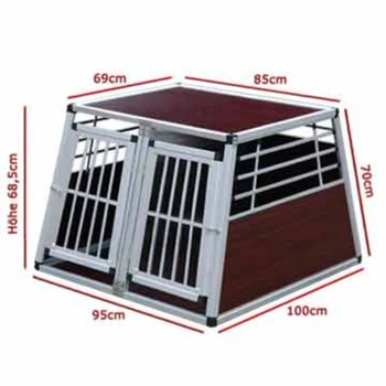 Алюминиевая клетка для домашних животных, удобный ящик для собак, охотничий питомник