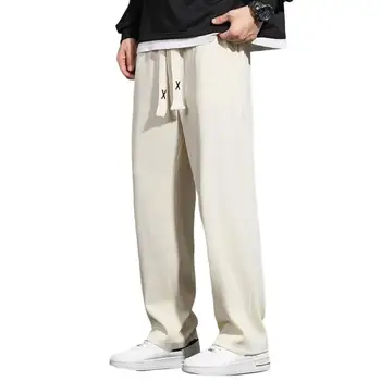 Мужские длинные брюки M-3XL, мужские брюки, широкие брюки, повседневные спортивные брюки, мужская одежда