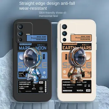 Роскошный Стильный Чехол Для телефона с Космическими Астронавтами Для VIVO S1 S5 S6 S7 S9 S9E S10 S12 S15 S16 S16E V19 V20 V21 V23 V25 PRO 5G Case